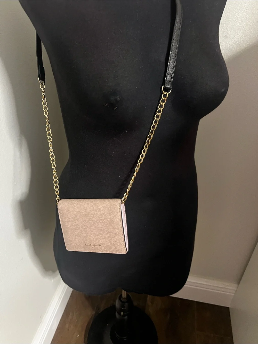 Kate Spade New York Small Saffiano Leather Bifold Wallet - Light Pink